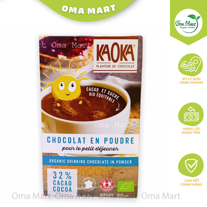 Bột cacao hữu cơ Kaoka 400g - Pháp