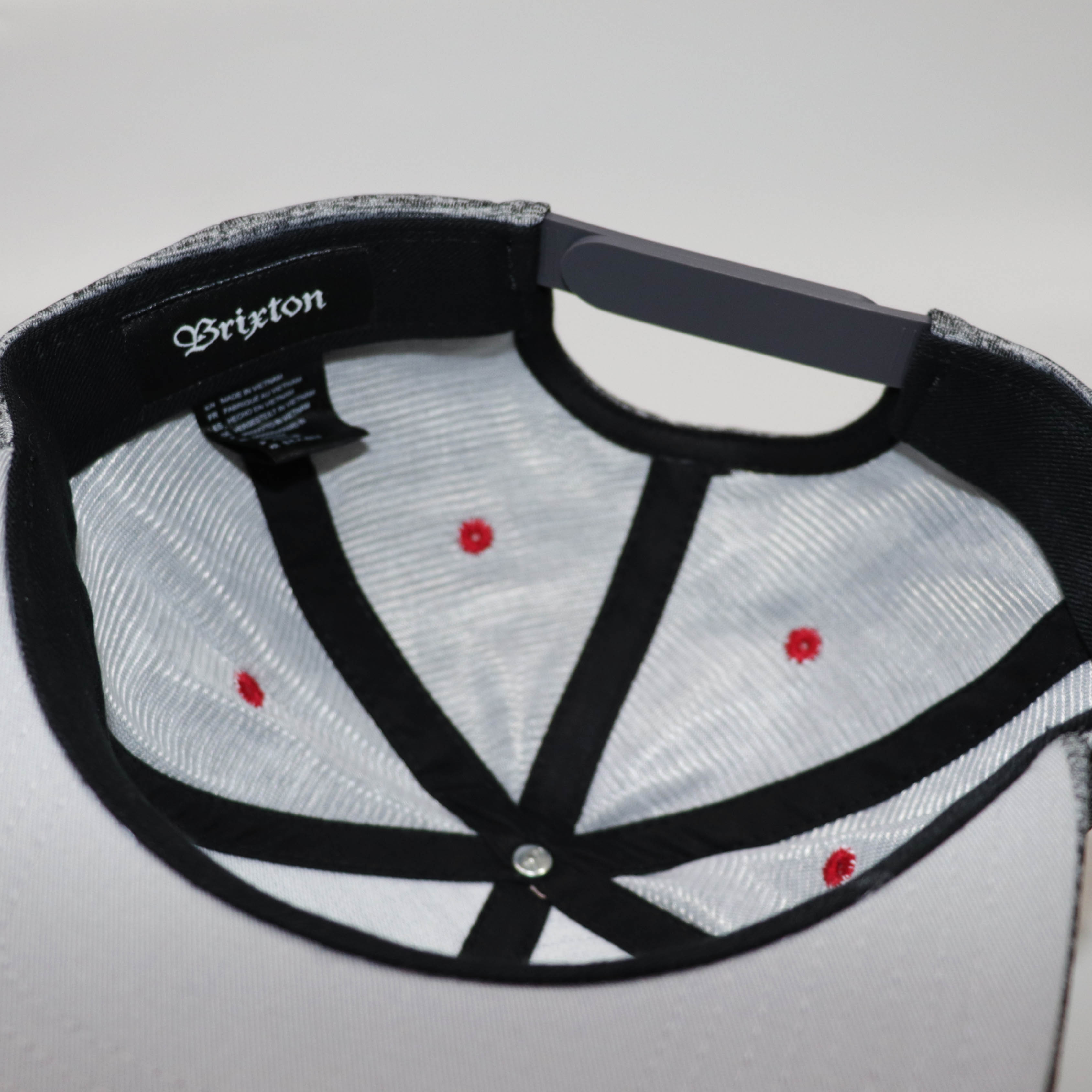 Nón Snapback NHS  BRTD Full Xám Logo Thổ Dân.