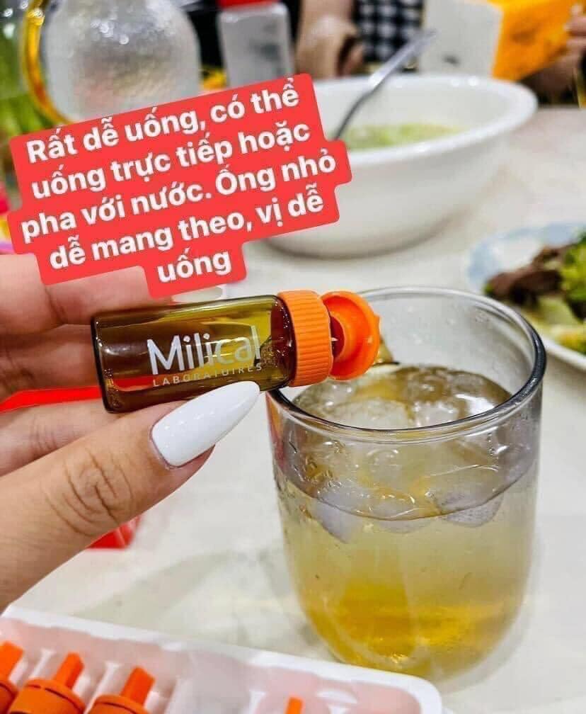 Đốt mỡ thừa cam dứa Milical Extra Brule Graisses Pháp - Hộp 7 ống