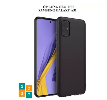 Ốp dẻo đen chống bẩn cho Samsung A51/ A31