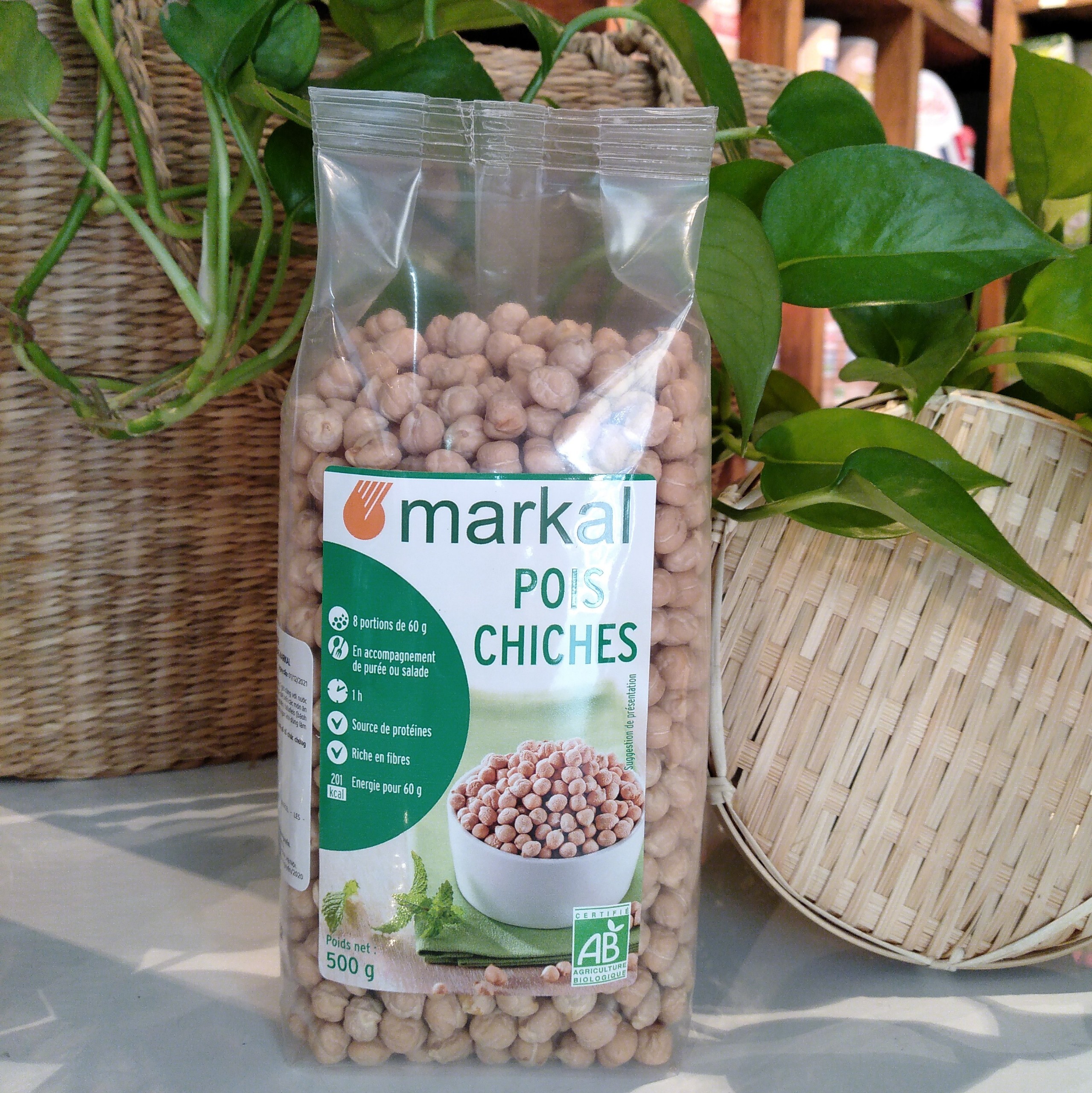 [HCM]Đậu gà hữu cơ Markal 500g (Đậu gà) - Leafhouse hcm