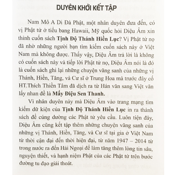 Sách - Tịnh Độ Thánh Hiền Lục