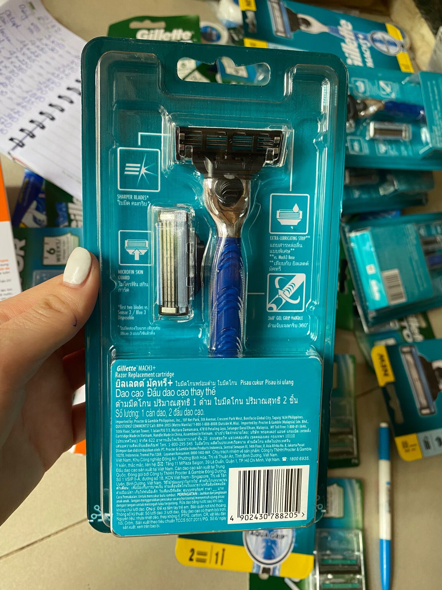 (CHÍNH HÃNG) Lưỡi Dao Cạo Gillette Mach 3