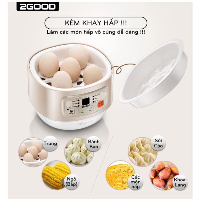 Nồi hầm chậm, chưng yến 2Good A200 - Hãng phân phối