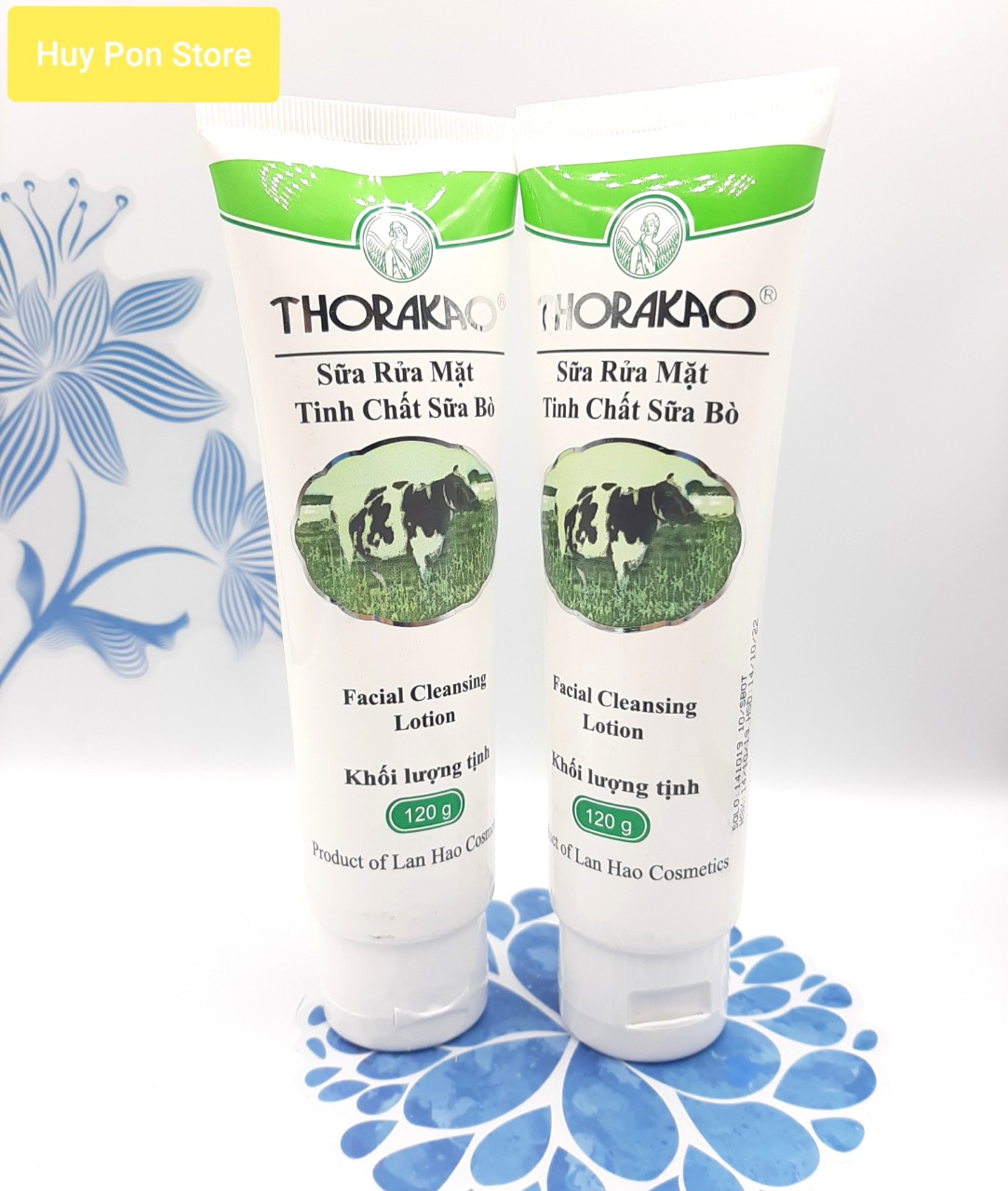 [HCM]Sữa rửa mặt tinh chất sữa bò có hạt Thorakao 120g