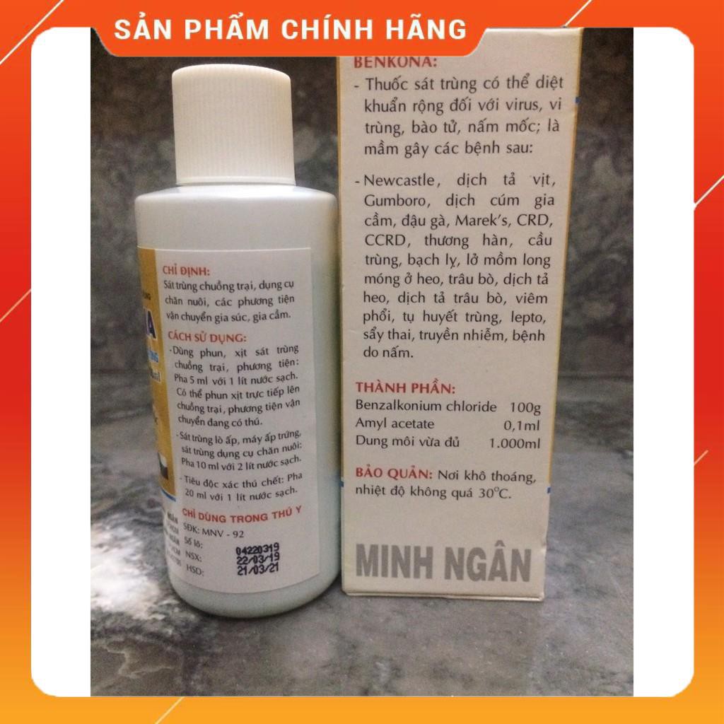 Benkona 100ml-  chế phẩm sát khuẩn.