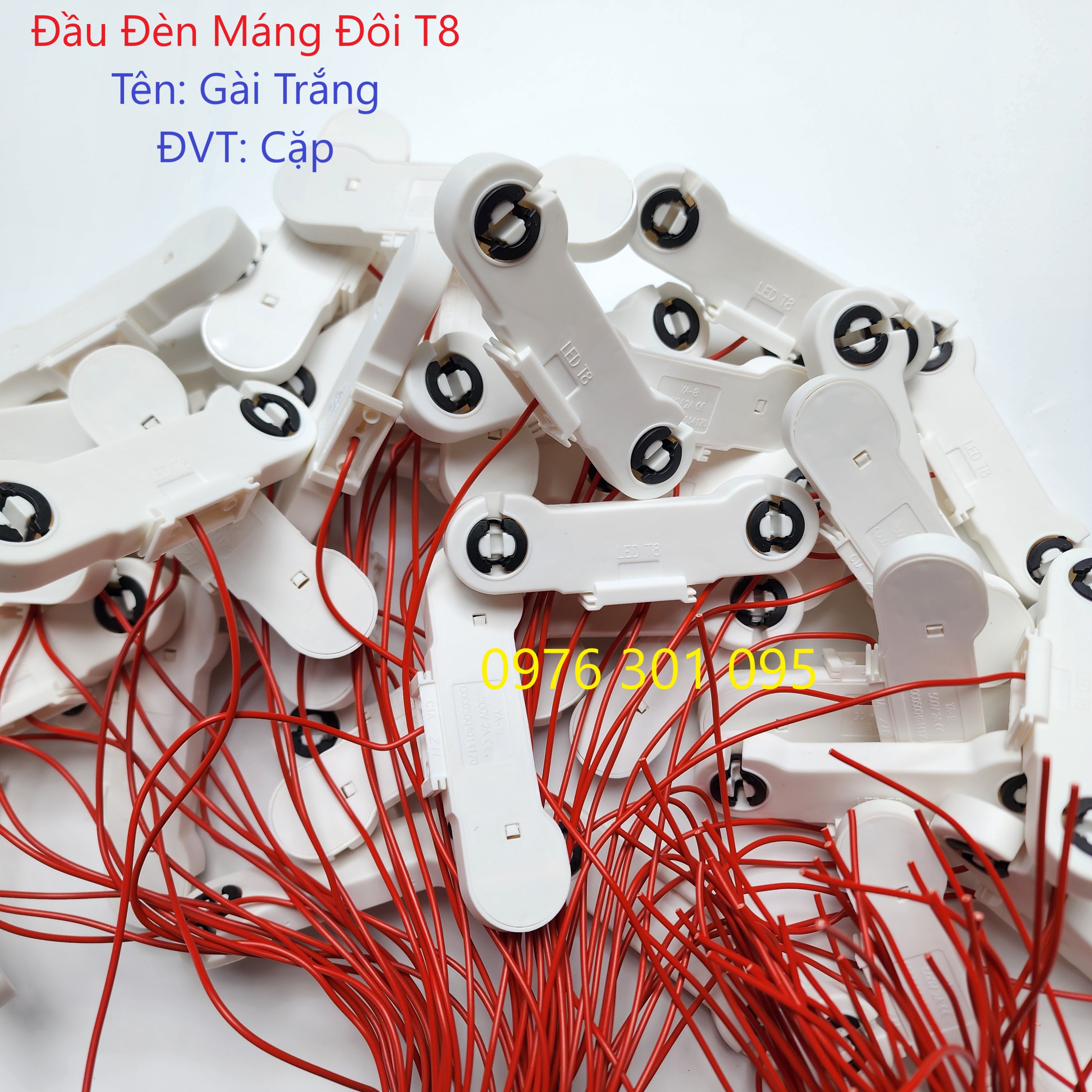 T8 Led Light Head (2 Pairs)