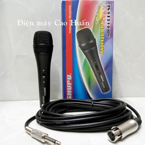Micro có dây SHUPU SM-818A  Karaoke cao cấp (Vỏ Hợp Kim)