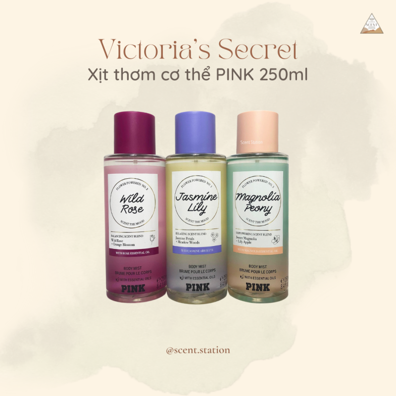 Xịt thơm cơ thể Body mist PINK – Victoria’s Secret 250ml