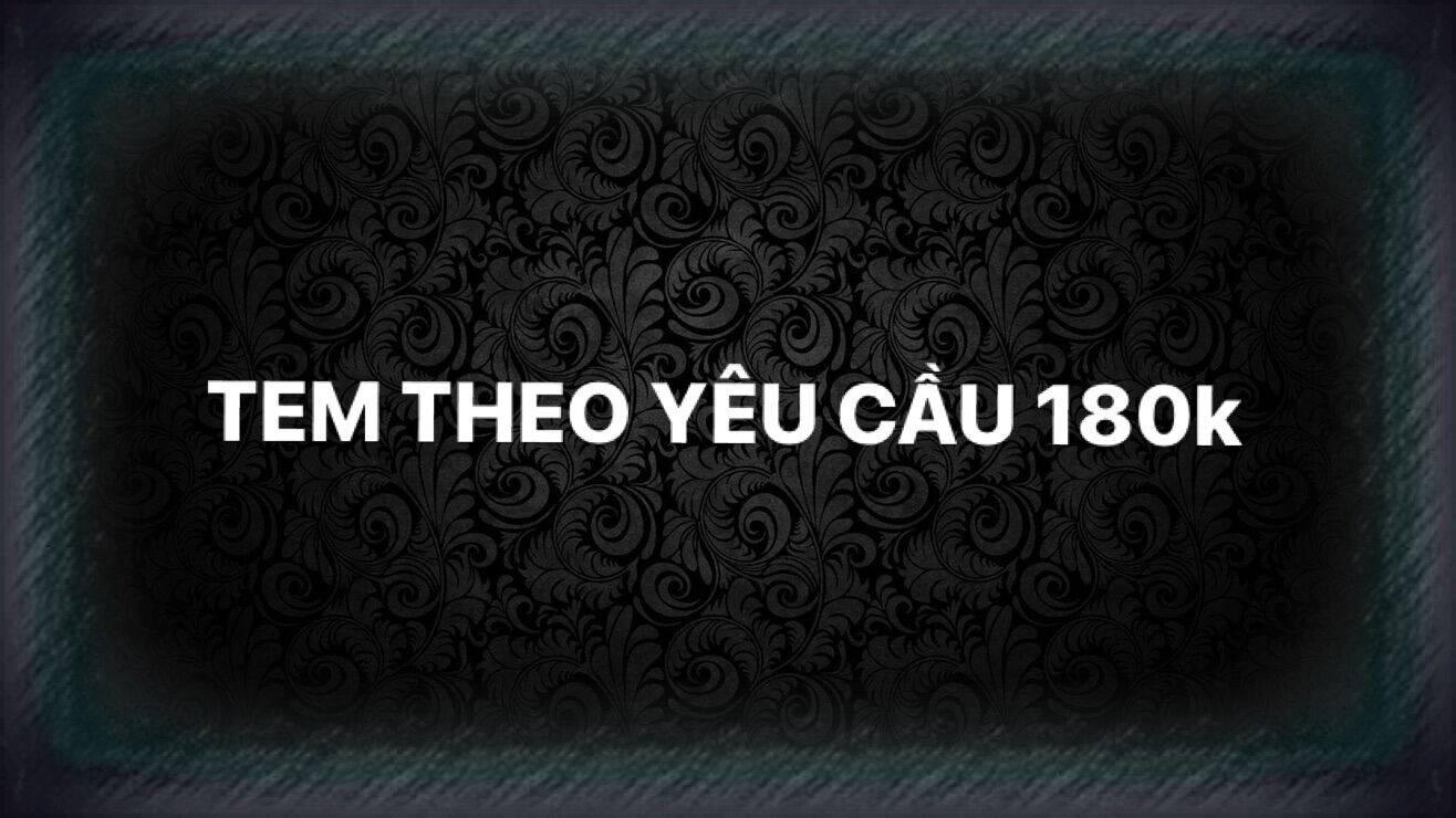 Tem rời đặt in theo yêu cầu
