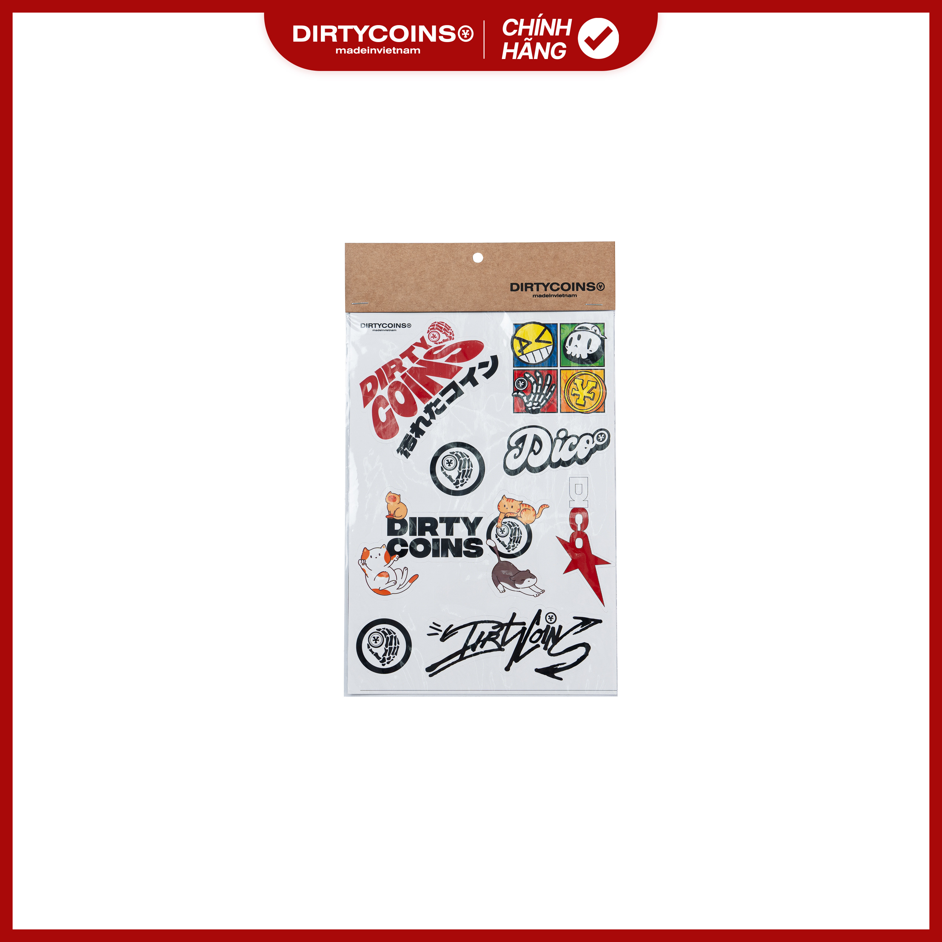 Hình Dán DirtyCoins Sticker Logo & Logo