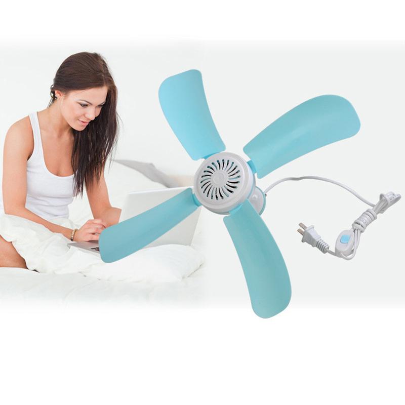 Quạt trần mini 4 cánh (Xanh)
