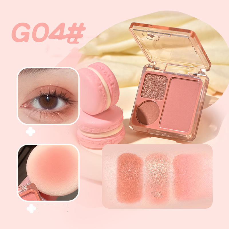 Phấn mắt 3 ô gogotales small pocket gt614 - gogotales