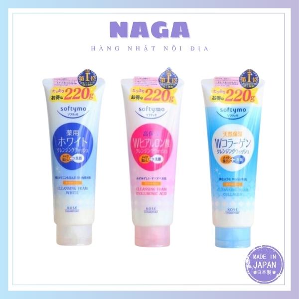 Sữa Rửa Mặt Trắng Da Kose Softymo Nhật Bản 220g