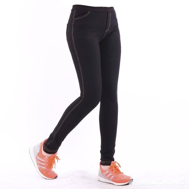 Quần Legging nữ, quần giả jean Bigsize 4 túi có size cho bạn dưới 80kg