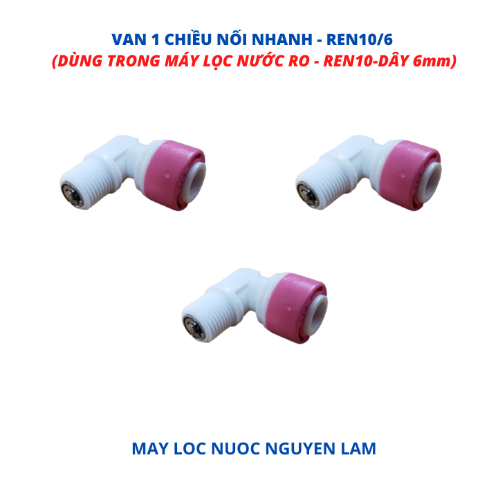 Van 1 Chiều Máy Lọc Nước RO-(Dùng Kết Nối Vào Vỏ Màng RO)