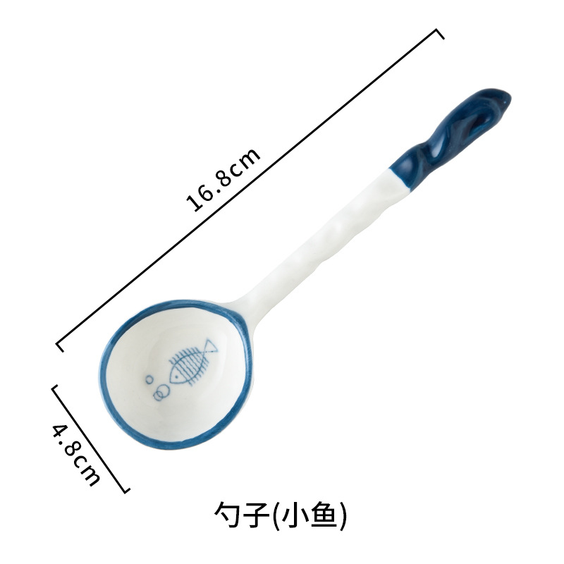 Chén sứ và muỗng hoạt hình dành cho hamster, sóc, nhím, chó, mèo, thỏ bọ