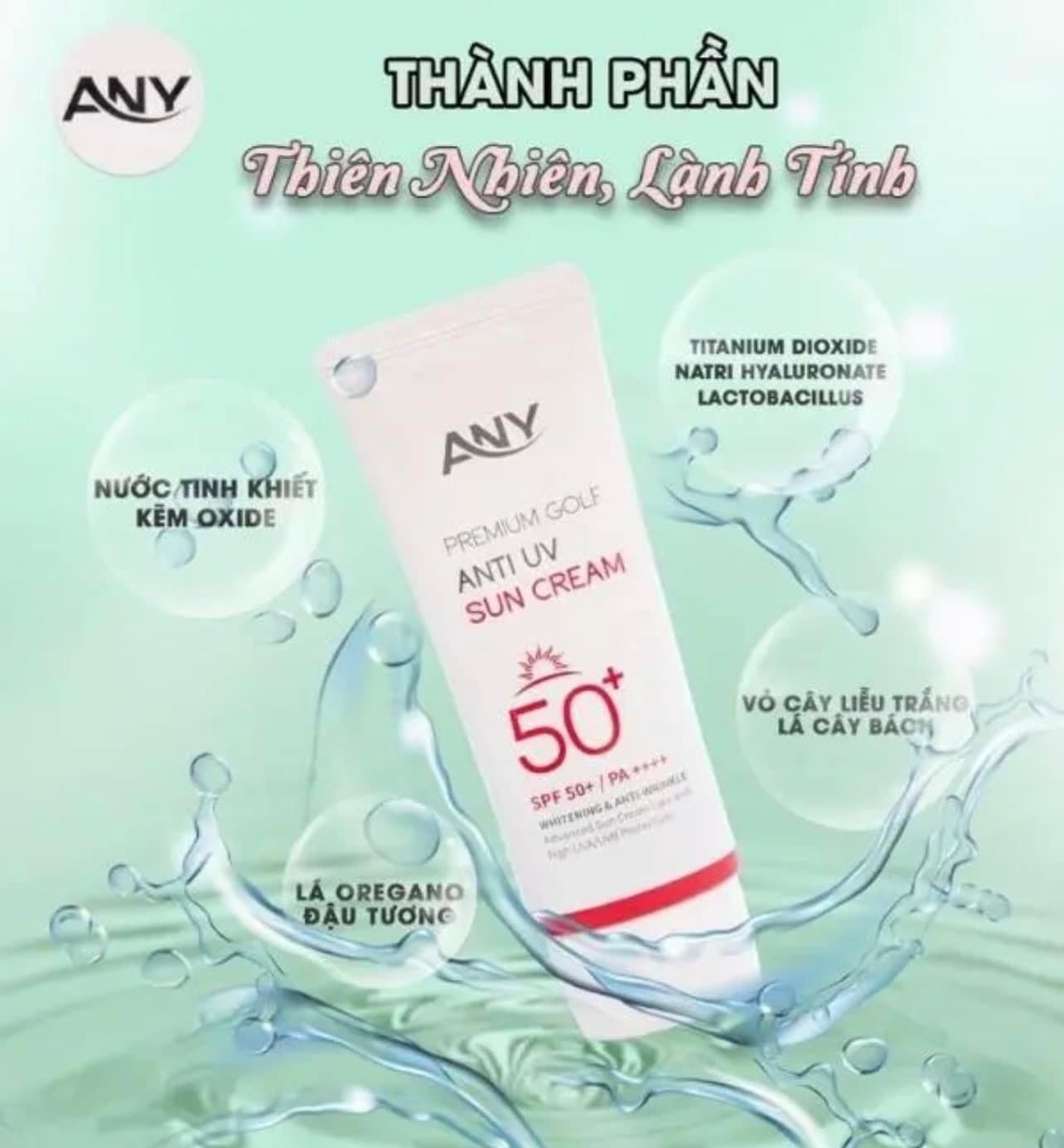 Kem Chống Nắng Hàn Quốc ANY 60ml , SPF 50+