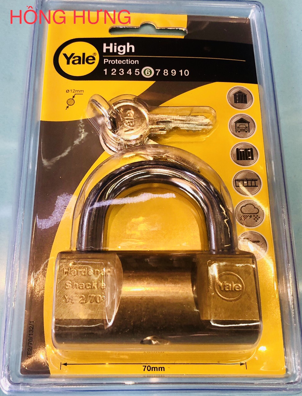 KHÓA YALE YE2/70/132/1