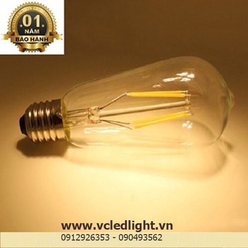 BÓNG ĐÈN LED EDISON ST64