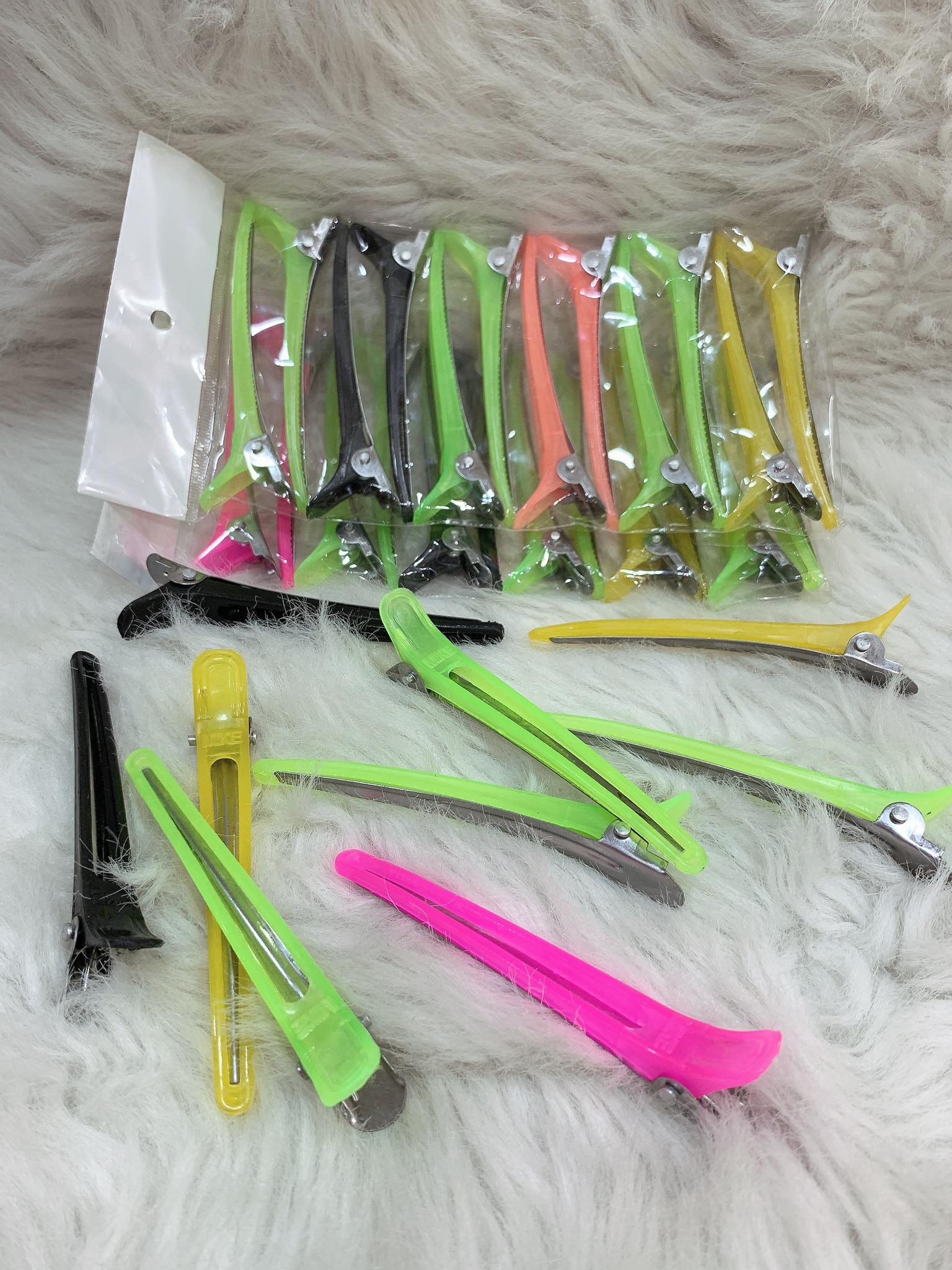 Kẹp mỏ vịt làm tóc - Kẹp cắt tóc set 12 cái