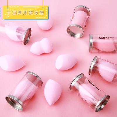 Bông mút tán nền kem hộp đựng