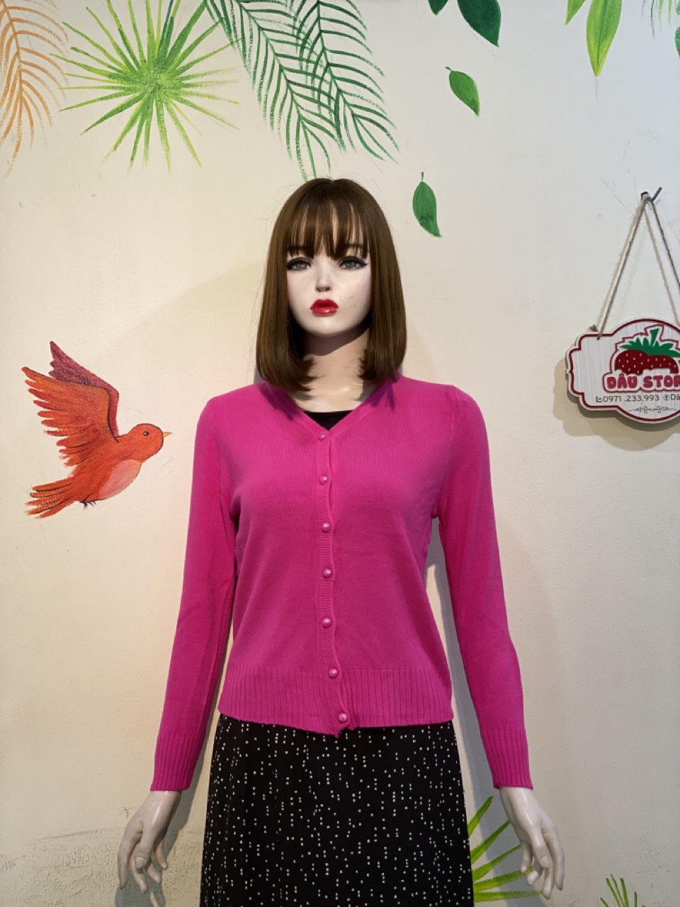 Áo khoác len 7 nút- nhiều màu