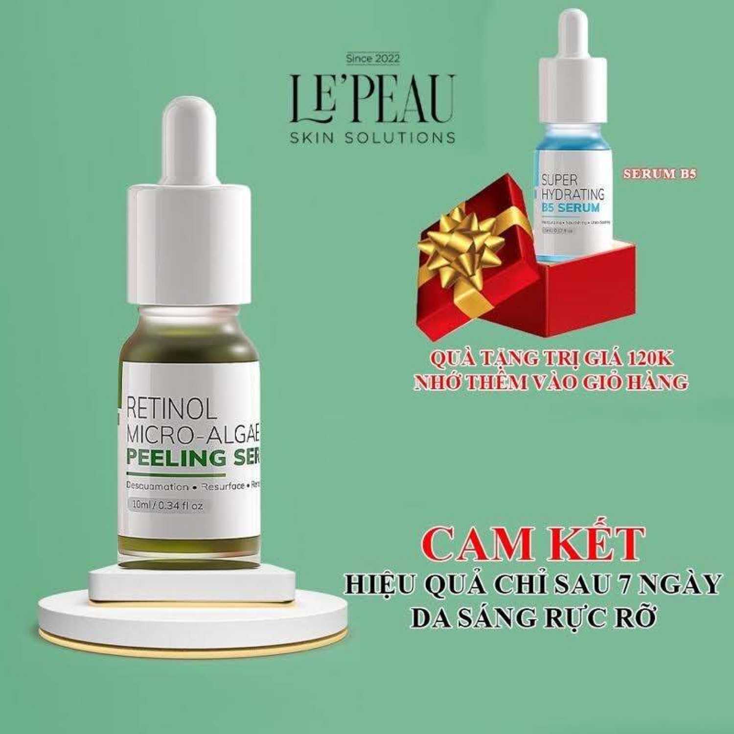 Peel Da vi tảo 7 ngày đẹp (1  bo)