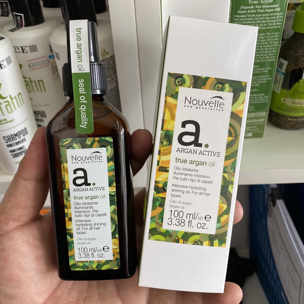 [HCM]Tinh Dầu Dưỡng Tóc True Argan Oil Active Nouvelle 100ml