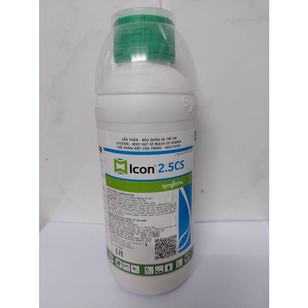 Thuốc diệt muỗi gián, kiến ... Icon 2.5CS - Chai 1 lít