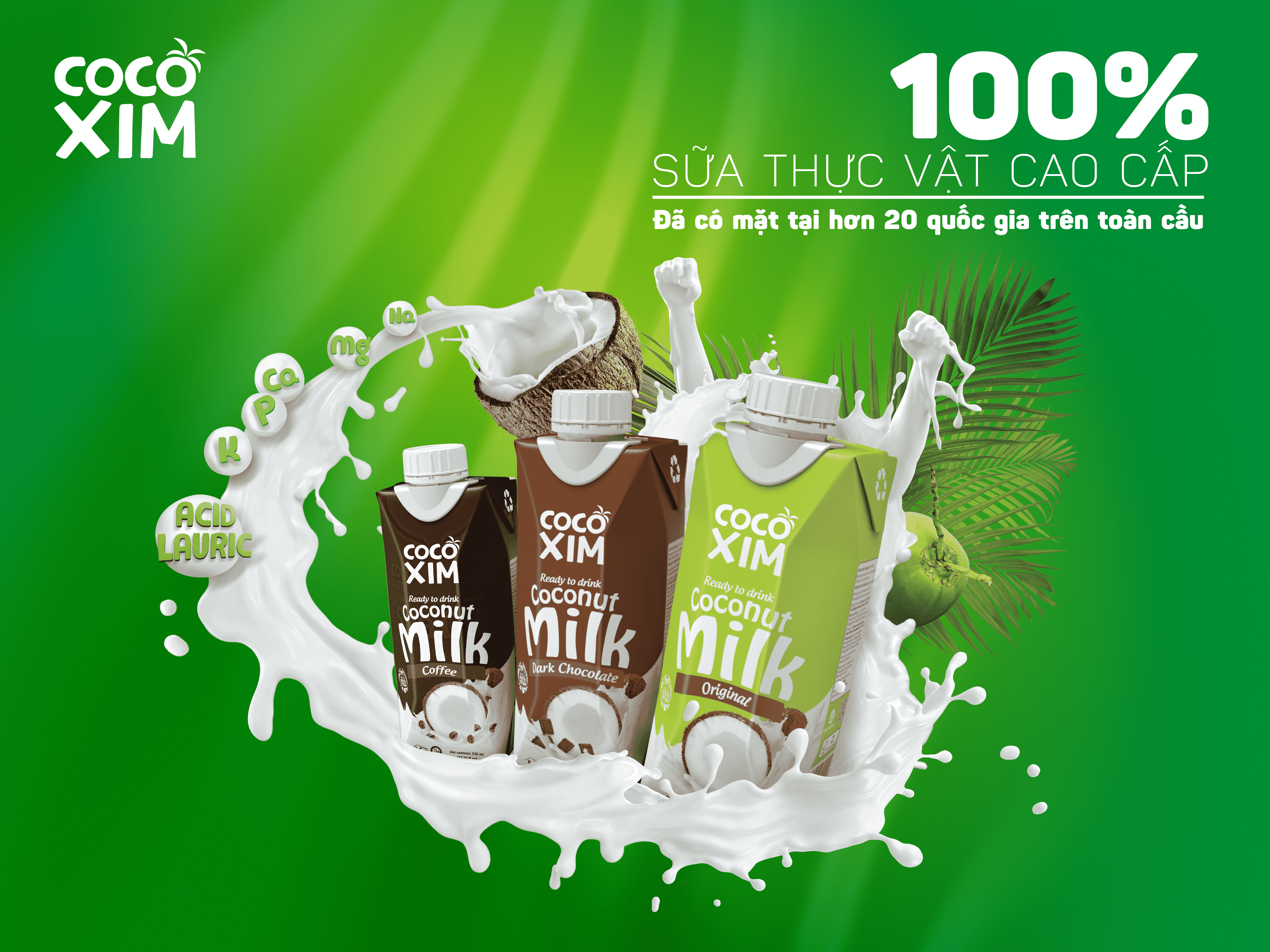 Sữa dừa Cocoxim Coffee 330ml/hộp
