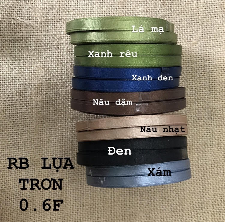 [HCM]RUY BĂNG LỤA TRƠN 0.6F
