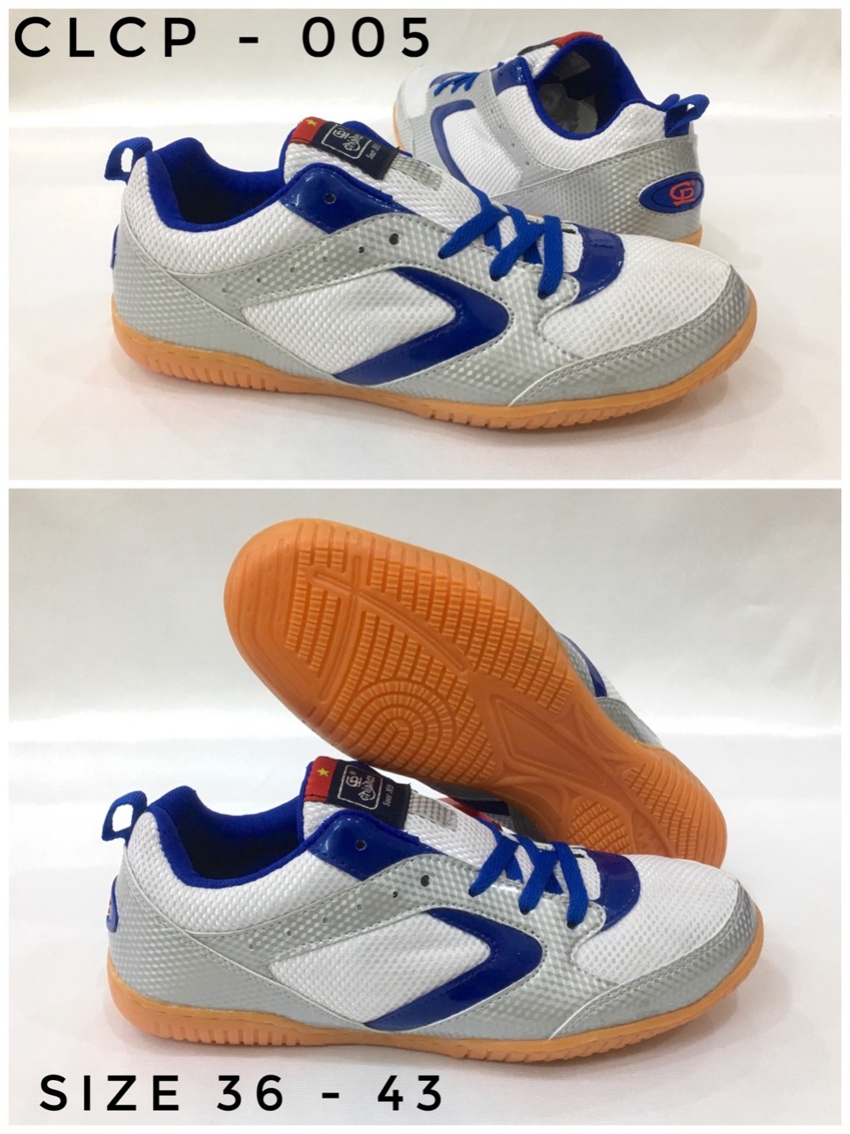 Giầy cầu lông, bóng bàn, bóng chuyền đa năng Chí Phèo CP 005 giảm giá từ 250 còn 169k