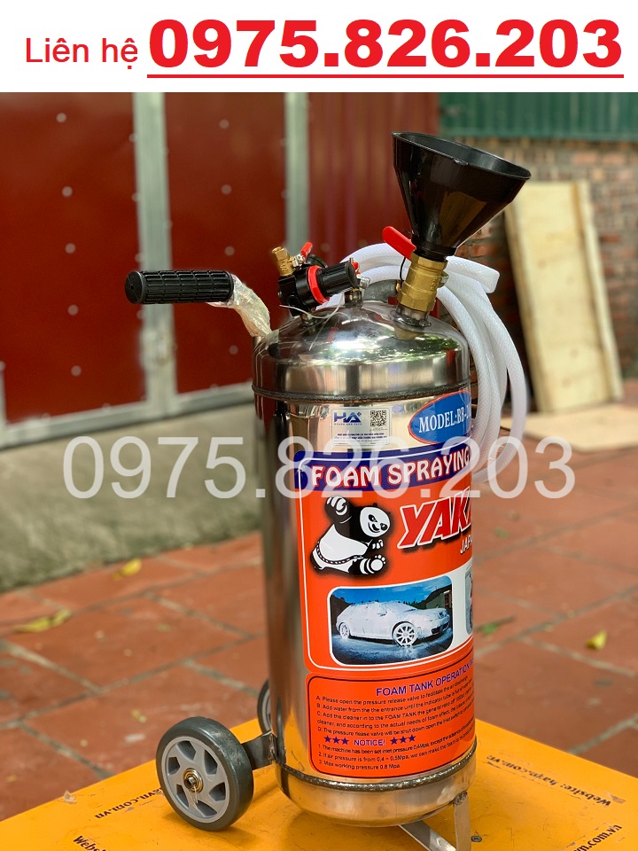 Bình phun bọt tuyết inox 20l yakama bb-20i, hàng chính hãng