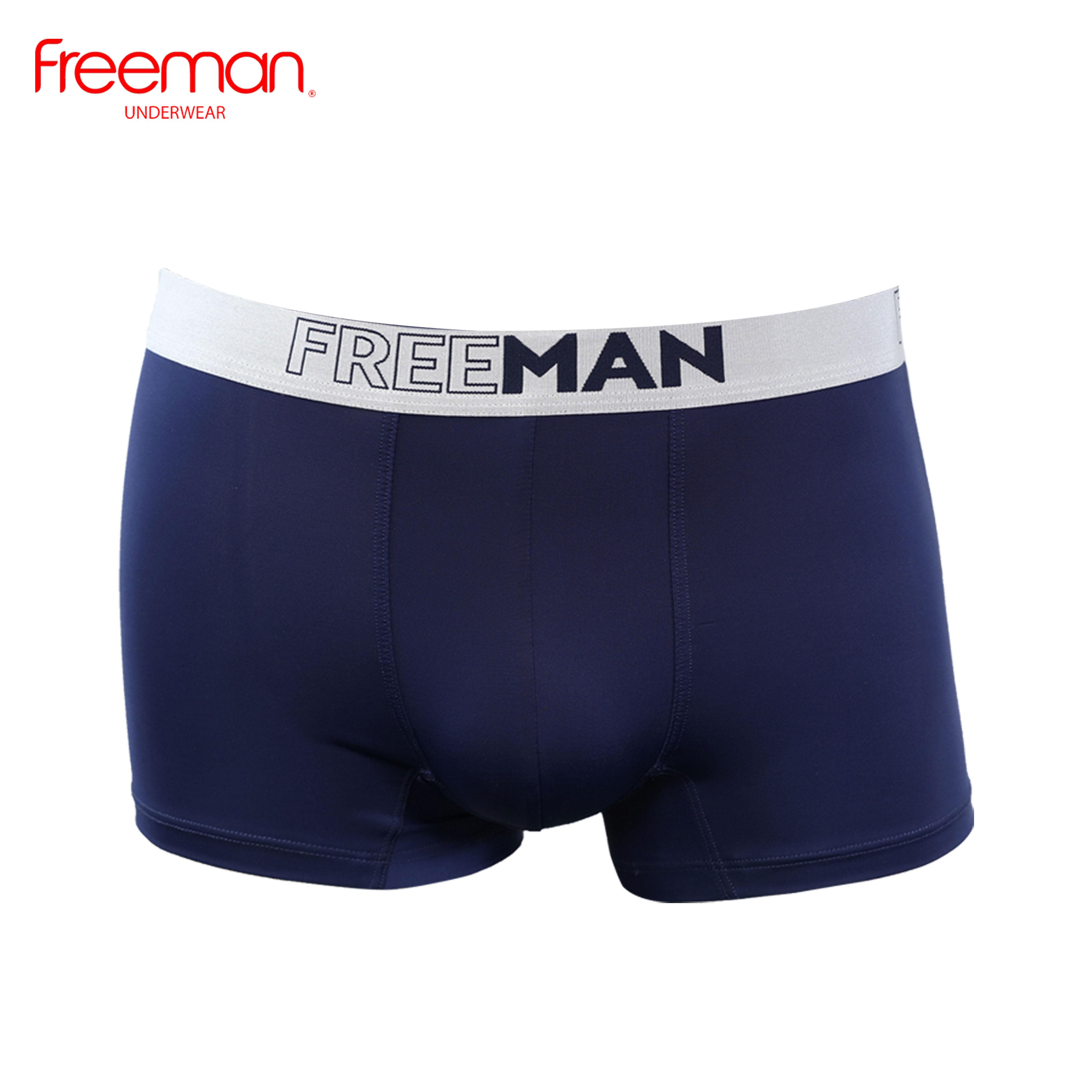 Combo 5 quần boxer nam Freeman 6523 - Chất liệu thun lạnh cao cấp