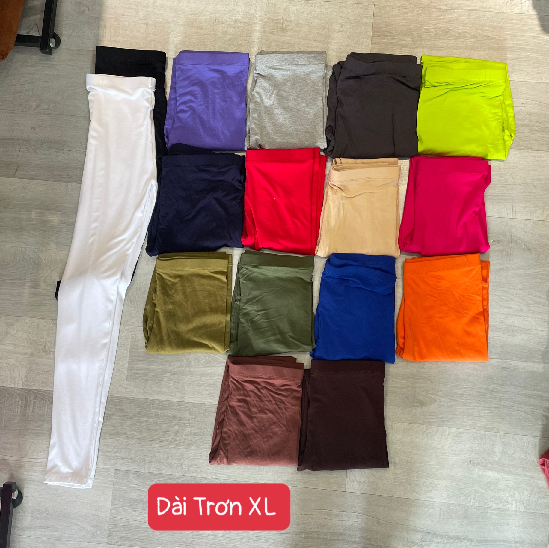 (SALE) Quần legging dài chất thun thái lan (hàng RAINBOW)