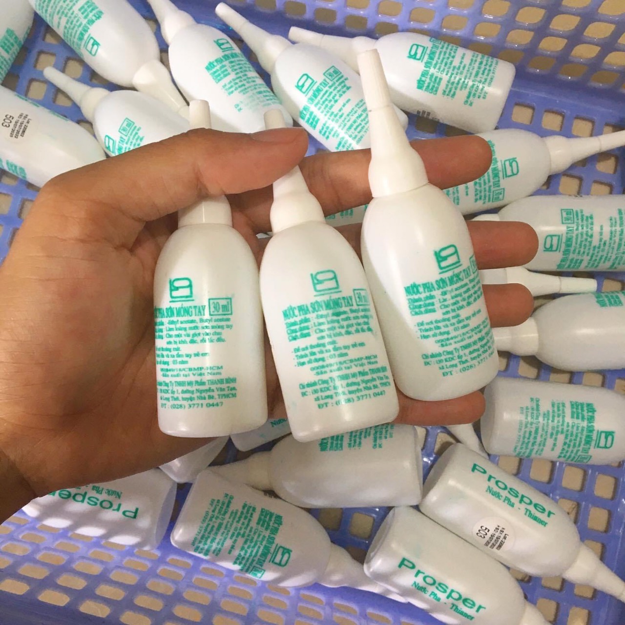 NƯỚC PHA SƠN MÓNG TAY 30ML
