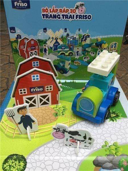 [HCM]Bộ lắp ráp 3D trang trại Friso