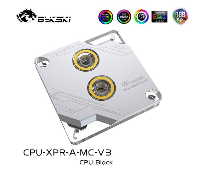 Đế tản nhiệt nước custom Block CPU Bykski CPU-XPR-A-MC-V3