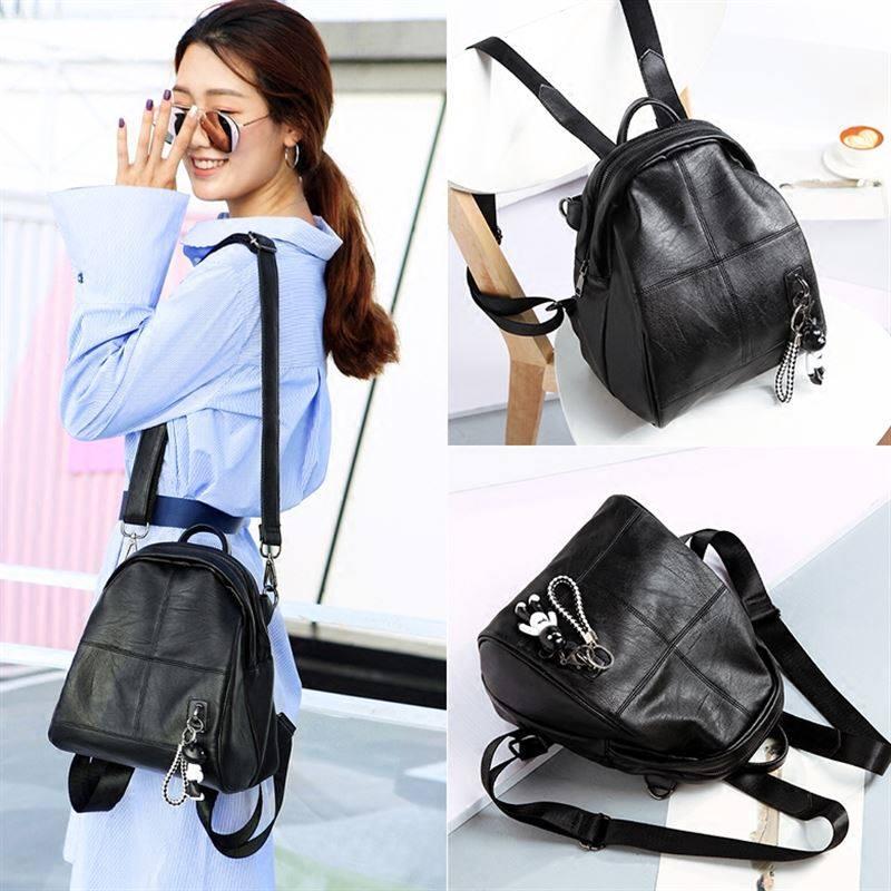 Balo thời trang du lịch đi học mini nữ Balo Gấu (tặng kèm móc khóa gấu)