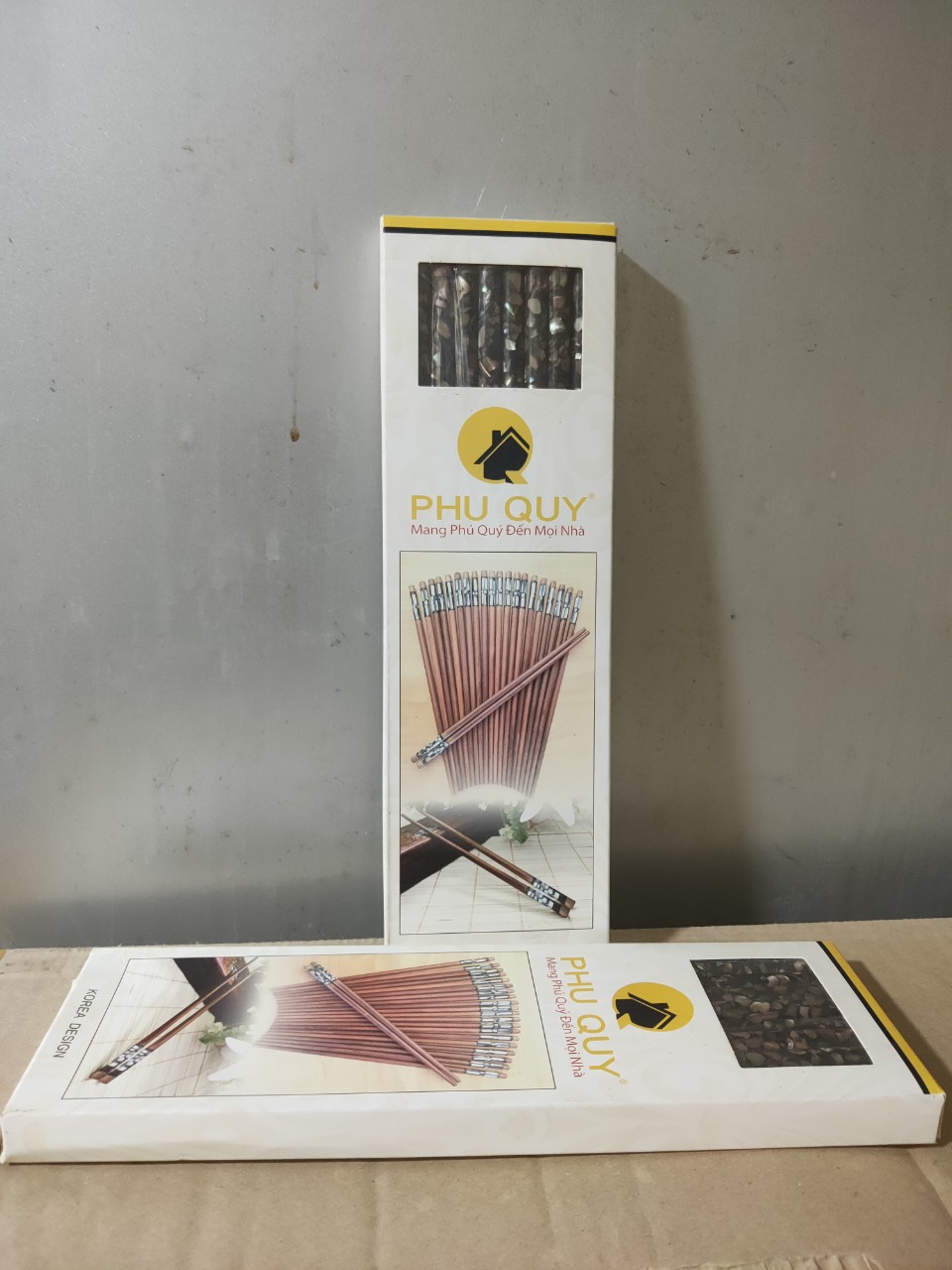 [HCM]đũa gỗ sao khảm tấm cao cấp phú quý 10 đôi