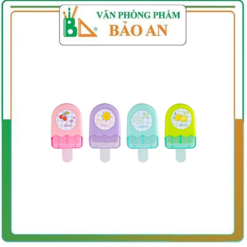 Gôm tẩy màu Deli hình que kem - 1 chiếc - 71122