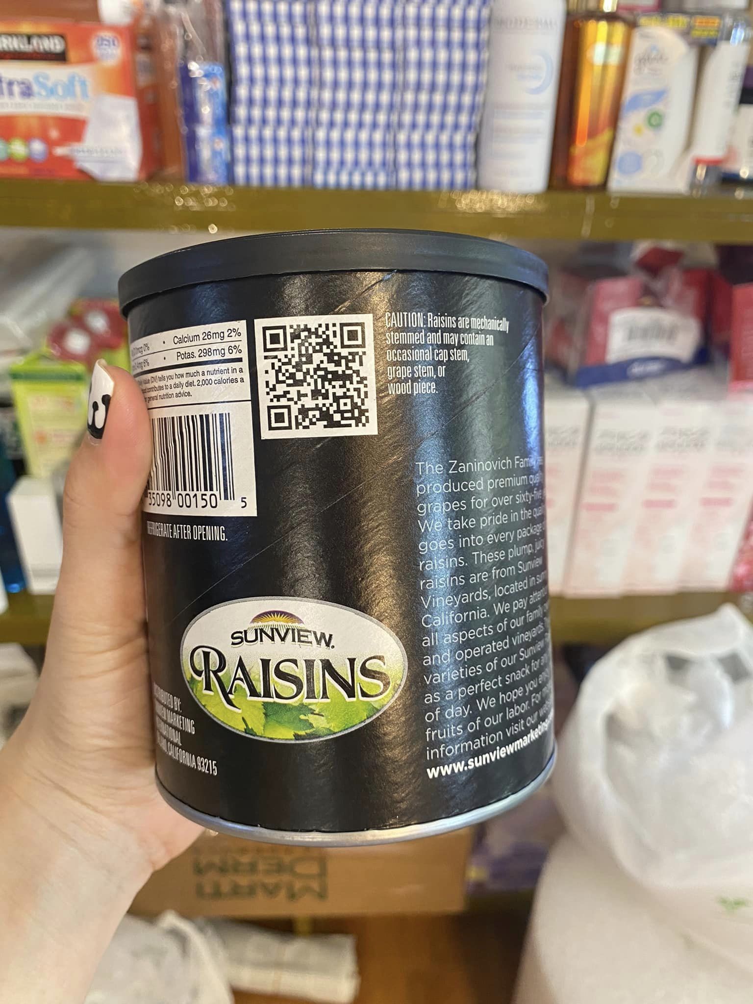 Nho khô Raisins Mỹ 425gram