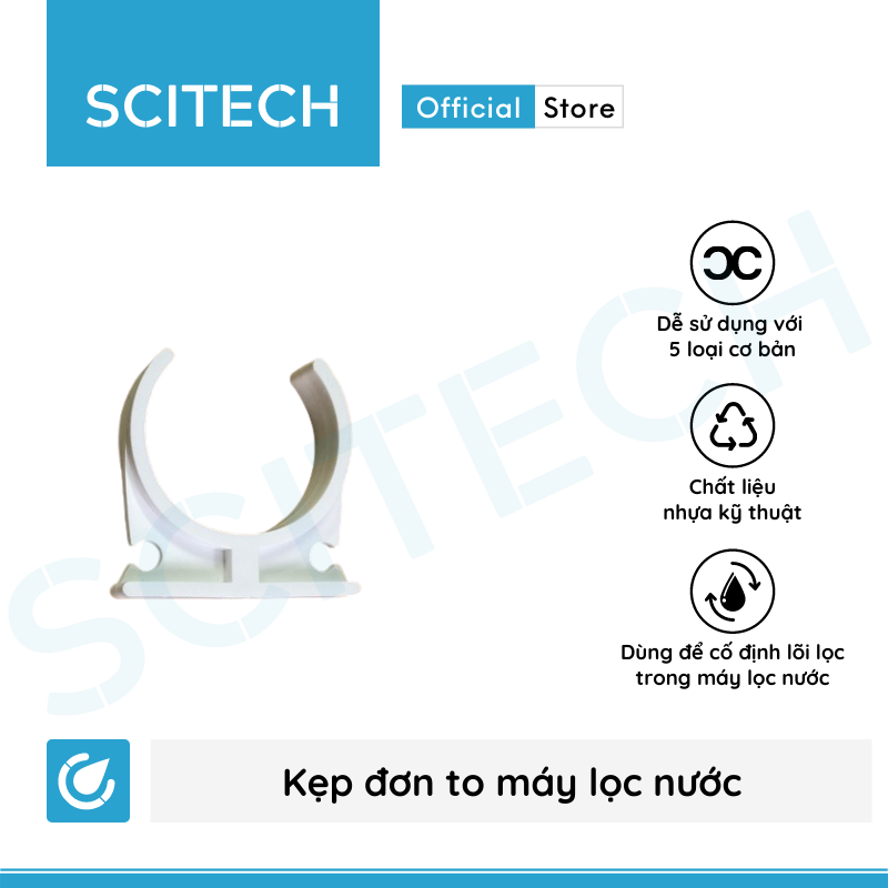 [HCM]Kẹp máy lọc nước - Scitech Water