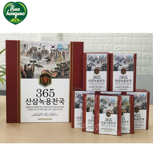 Nước chiết xuất nhung - hồng sâm núi 365
