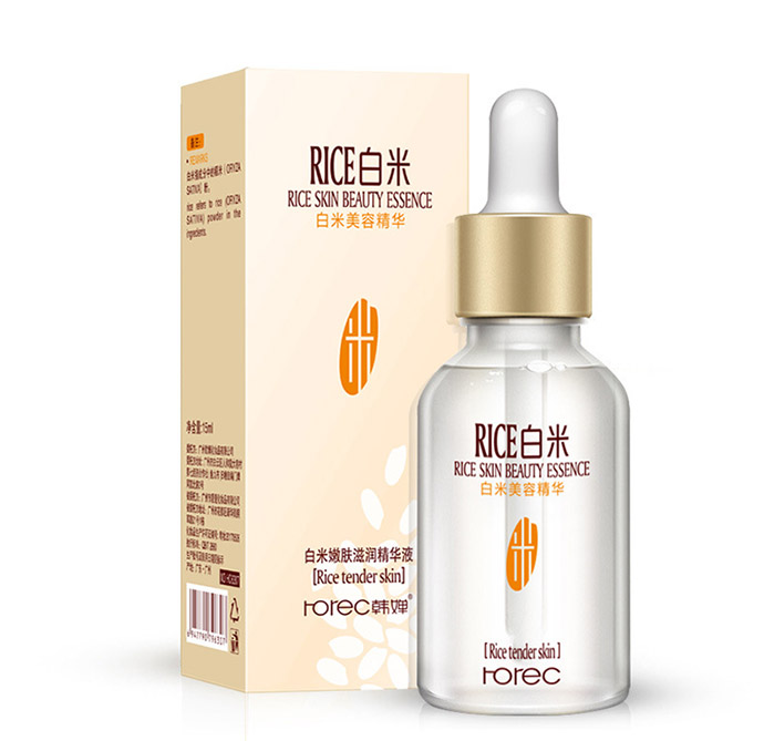 Tinh Chất Serum Dầu Gạo Dưỡng Trắng Da Mặt Rorec Rice Trẻ Hóa Làn Da, Kiểm Soát Dầu 15ml MS6039