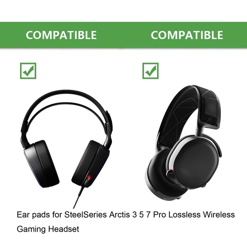 Mút đệm tai nghe SteelSeries Arctis 7 Black