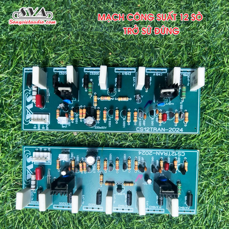 MẠCH CÔNG SUẤT 12 SÒ (2 KÊNH) - 1 CẶP