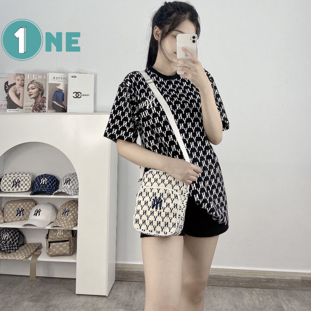 Túi Đeo Chéo Mini MLB NY Vintage Mini Bag Black Full Tag Code