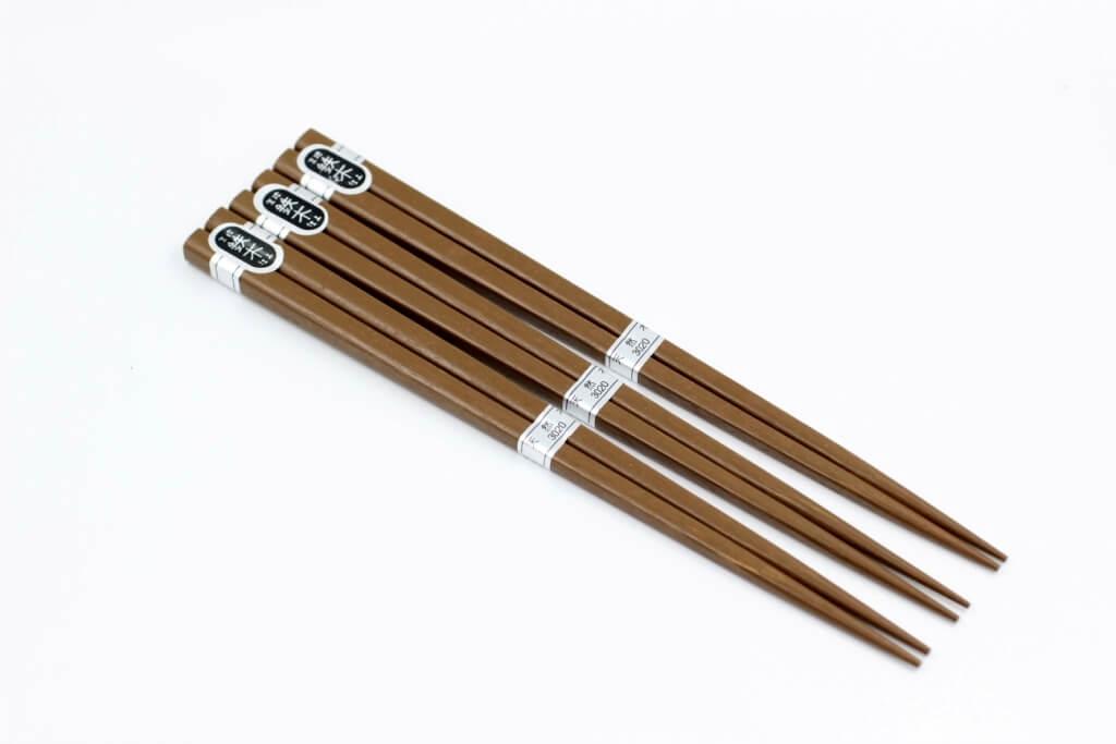 Set 3 đôi đũa gỗ 22,5cm (loại dày) - Hàng nhập khẩu Nhật Bản